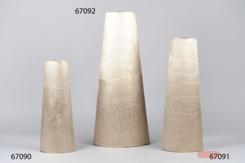 Bild von Vase, Alu L16.5x 9.5x H40cm, gold mink