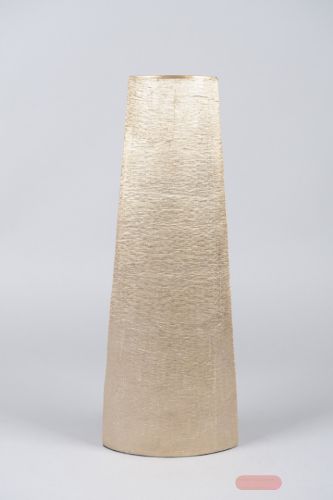 Bild von Vase, Alu L18x 11x H50cm, gold mink