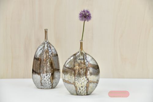 Bild von Vase m.Ausguss, Serpenta Keramik L21x 13x H44cm,