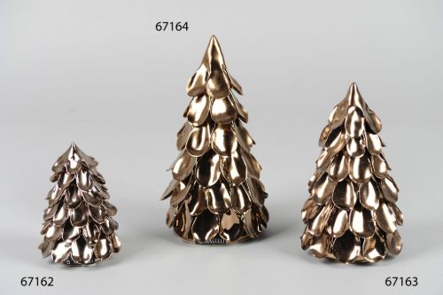 Bild von Tannenbaum, Papà Noel Ø12x H23cm, cobre