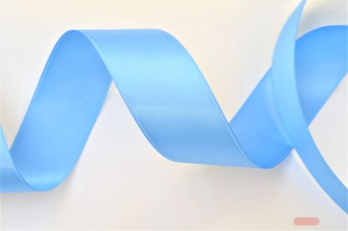 Bild von Band 25m/ 25mm, Double face Satin, hellblau