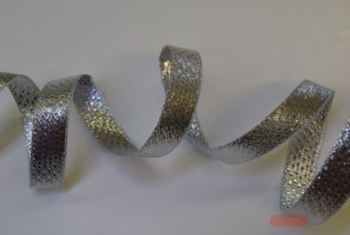 Bild von Band 25m/ 15mm, Lurex, silber