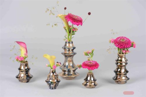 Bild von Vase, Keramik Ø6.5x H6.5cm, flamejante