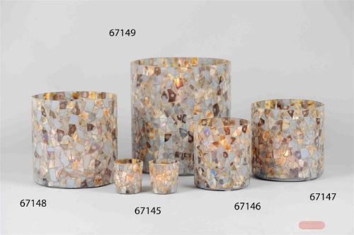Bild von Windlicht, Glas Ø20x H20cm, mishmash