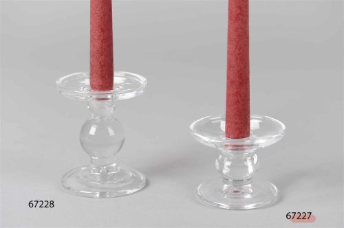 Bild von Kerzenständer, auf Fuss Olleke Ø9.2x H7.3cm, glas