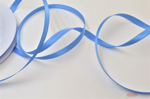 Bild von Band 50m/ 03mm, Double face Satin, mittelblau