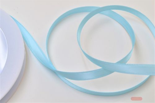 Bild von Band 25m/ 07mm, Double face Satin, h'türkis