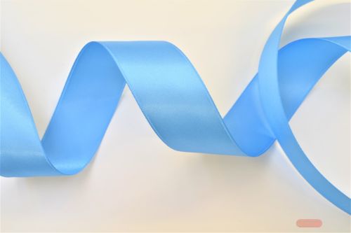 Bild von Band 25m/ 15mm, Double face Satin, hellblau