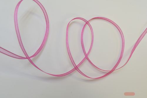 Bild von Band 50m/ 03mm, Organza, erika