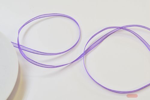 Bild von Band 50m/ 03mm, Organza, violett