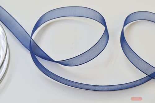 Bild von Band 50m/ 09mm, Organza, navi