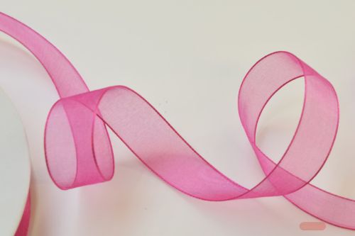 Bild von Band 50m/ 15mm, Organza, erika