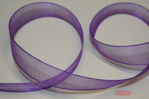 Bild von Band 50m/ 15mm, Organza, violett