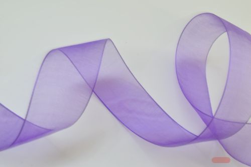 Bild von Band 50m/ 25mm, Organza, violett