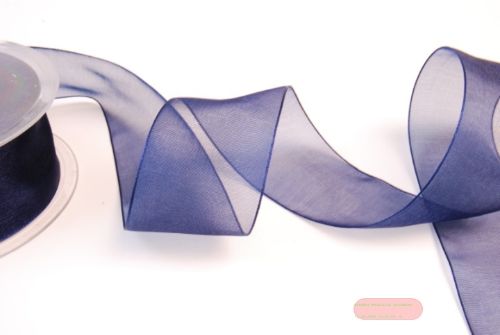 Bild von Band 50m/ 40mm, Organza, navi