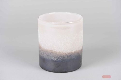 Bild von Windlicht Glas, Earth & Sky Ø15x H17cm, blush