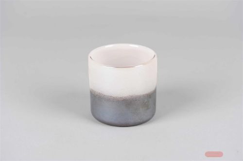 Bild von Windlicht Glas, Earth & Sky Ø10x H10cm, blush