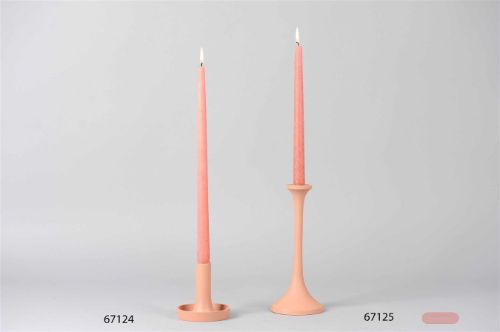 Bild von Kerzenständer, Alu Ø10 x H25cm, orange tone