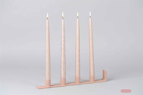 Bild von Kerzenständer, für 4 Kerzen L36x 3.5x H2.5cm, skin
