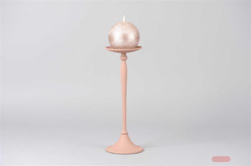 Bild von Kerzenständer, Alu Ø12 x H33.5cm, skin tone