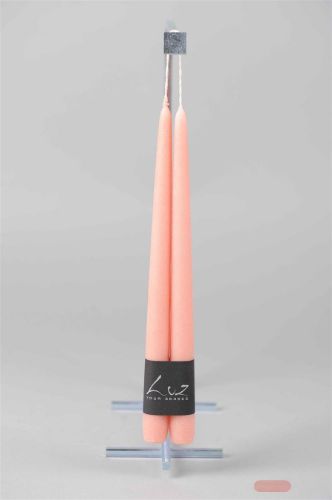 Bild von Rustic Tauchkerze, 30cm x 22mm - Paar, peach pink