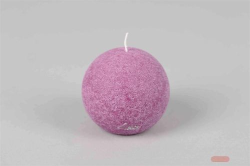 Bild von Velvet Kugelkerze, Ø80mm, grapejuice*