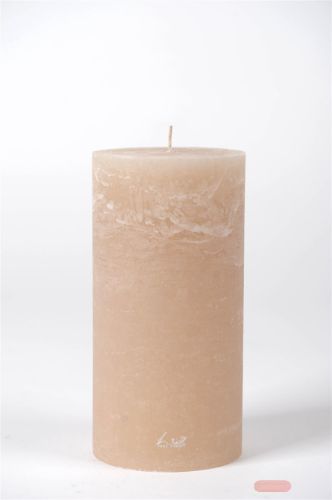 Bild von Rustic Zylinderkerze, 16cm x Ø80mm, mondstein*