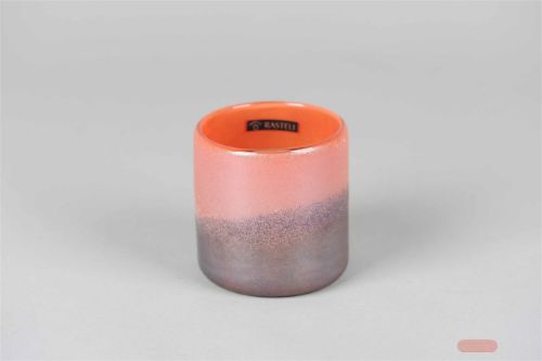 Bild von Windlicht Glas, Earth & Sky Ø10x H10cm, red