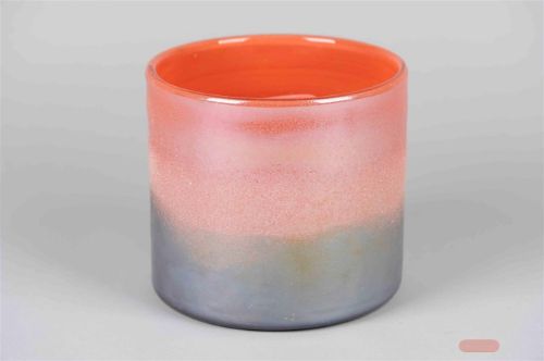 Bild von Windlicht Glas, Earth & Sky Ø20x H19cm, red