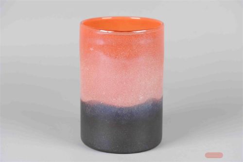 Bild von Windlicht Vase, Earth & Sky Ø17x H25cm, red