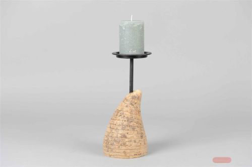 Bild von Kerzenständer, Bambusa Ø13x H28cm, natur