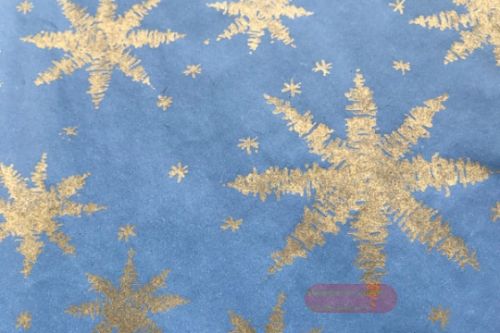 Bild von Blm-Papier,  75cm - Deco Stars, blau-gold^