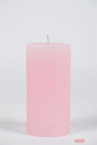 Bild von Rustic Zylinderkerze, 20cm x Ø100mm, strawberry ice