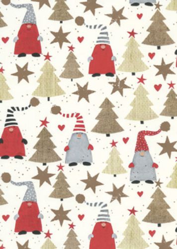 Bild von Bogen 70x 100cm, Tegernsee Wichtel, braun-rot