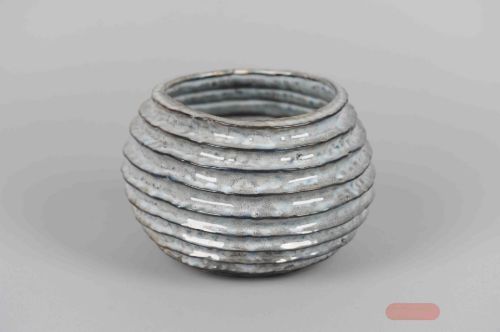 Bild von Blumentopf, Cascade Keramik Ø20x H14cm, nachtblau