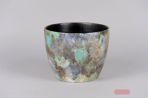 Bild von Blumentopf, Keramik Ø24.5x H19cm, aquarel*