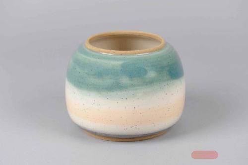 Bild von Blumentopf, Paradiso Keramik Ø22x H16cm, beach