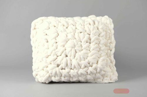 Bild von Kissen, L48 x 48cm - Snooze, weiss