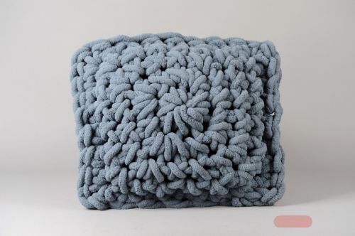 Bild von Kissen, L48 x 48cm - Snooze, antrazith