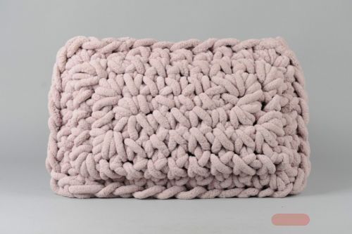 Bild von Kissen, L58 x 40cm - Snooze, taupe