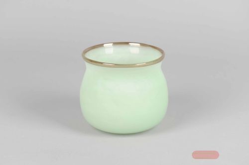 Bild von Glasvase, The new chic Ø16x H14cm, grün