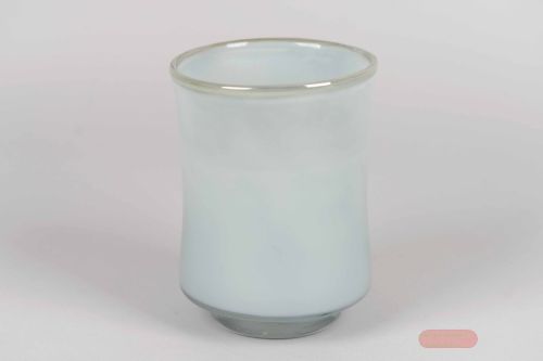 Bild von Glasvase, The new chic Ø16.5x H21cm, grau-blau*