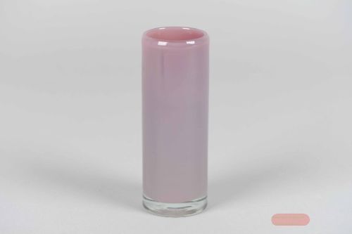Bild von Glasvase, Opaline Ø6x H16cm, purple