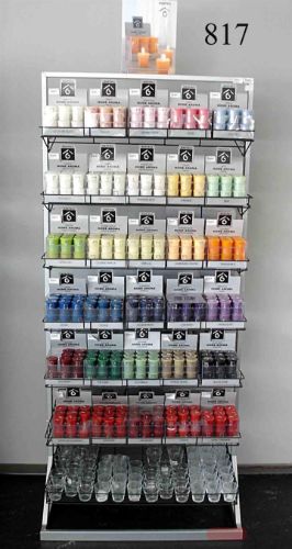 Bild von Display, m.Gitterkörbe - B82x T56x H185cm, silber