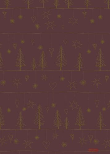 Bild von Bogen 70x 100cm, Avvento, burgundy