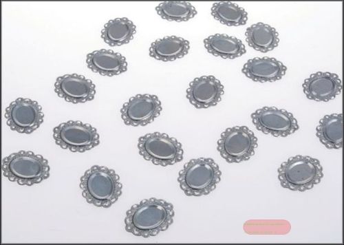 Bild von Ornament, Metall 30mm, silber