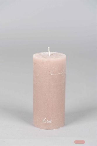 Bild von Rustic Zylinderkerze, 15cm x Ø70mm, portobello
