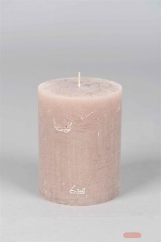 Bild von Rustic Zylinderkerze, 13cm x Ø100mm, portobello