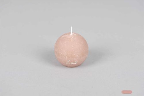 Bild von Rustic Kugelkerze, Ø 60mm, portobello
