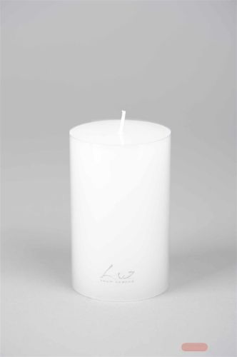 Bild von Kerze Classic, Uni - 12 x Ø 76mm, weiss